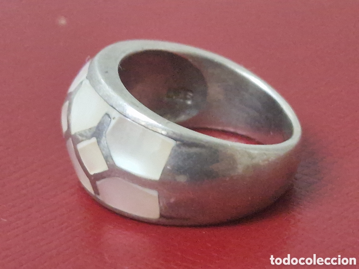 Joyeria: BONITO ANILLO PLATA Y NACAR - Foto 5
