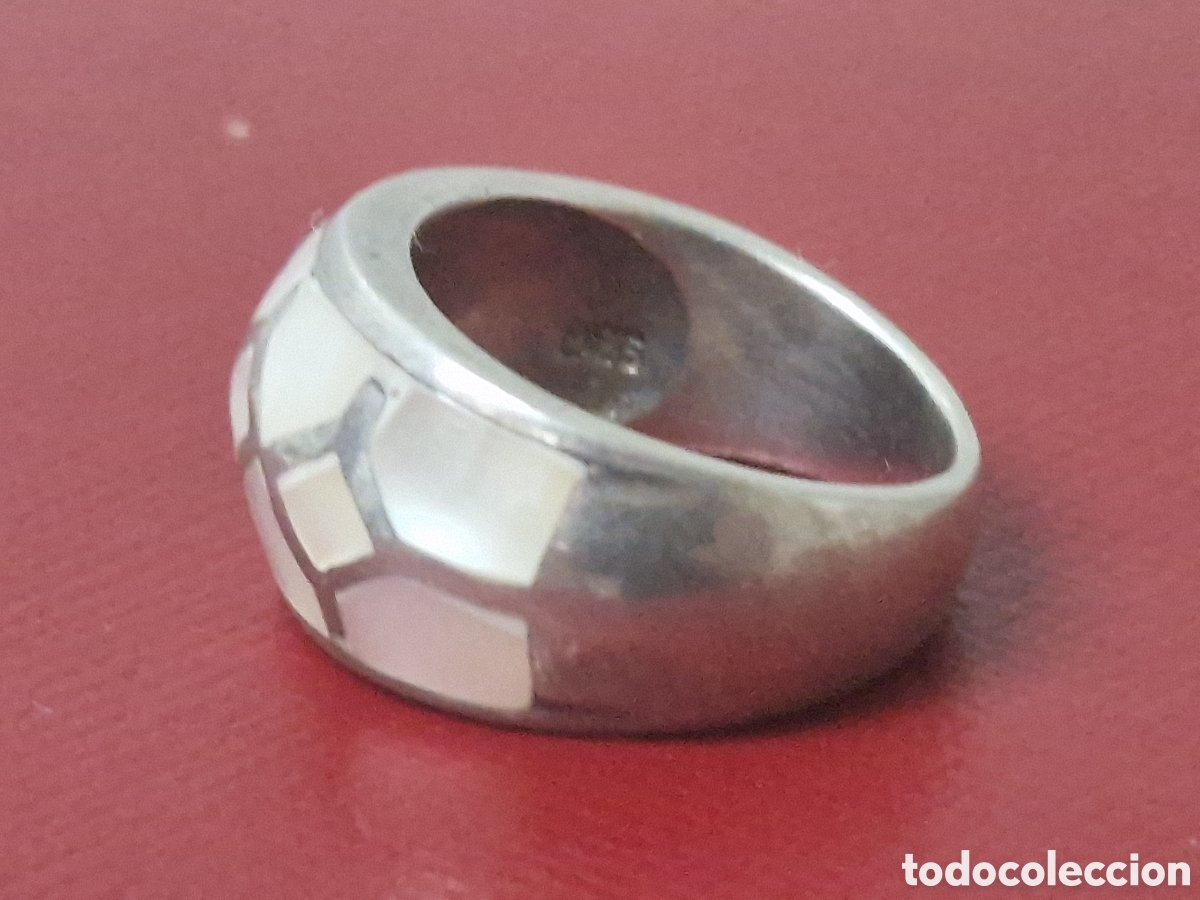 Joyeria: BONITO ANILLO PLATA Y NACAR - Foto 6