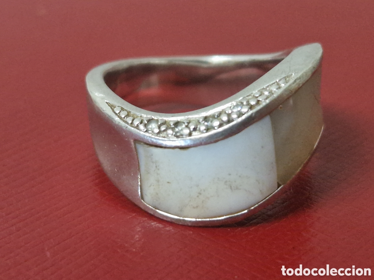 Joyeria: ANILLO DE PLATA DE LEY Y NACAR - Foto 20