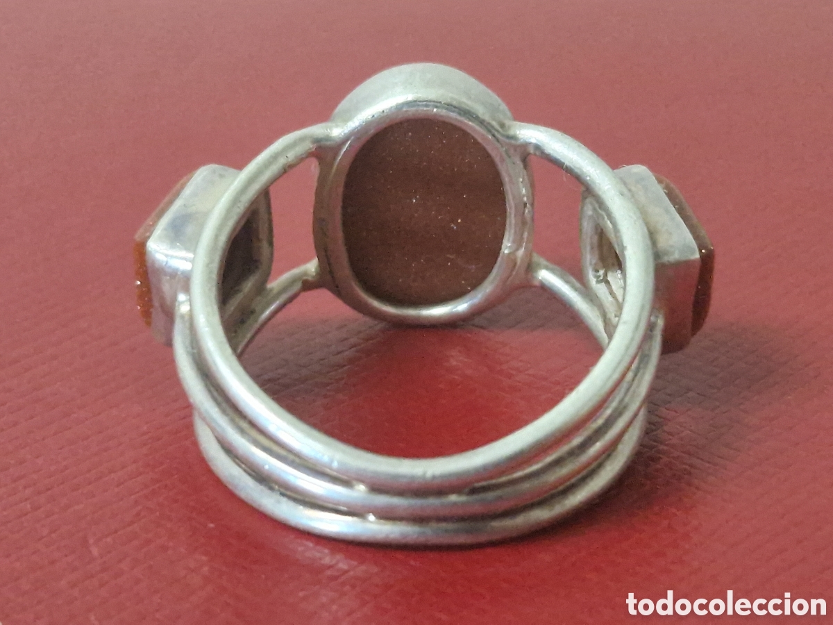 Joyeria: ANILLO DE PLATA DE LEY CON PIEDRAS NATURALES - Foto 6