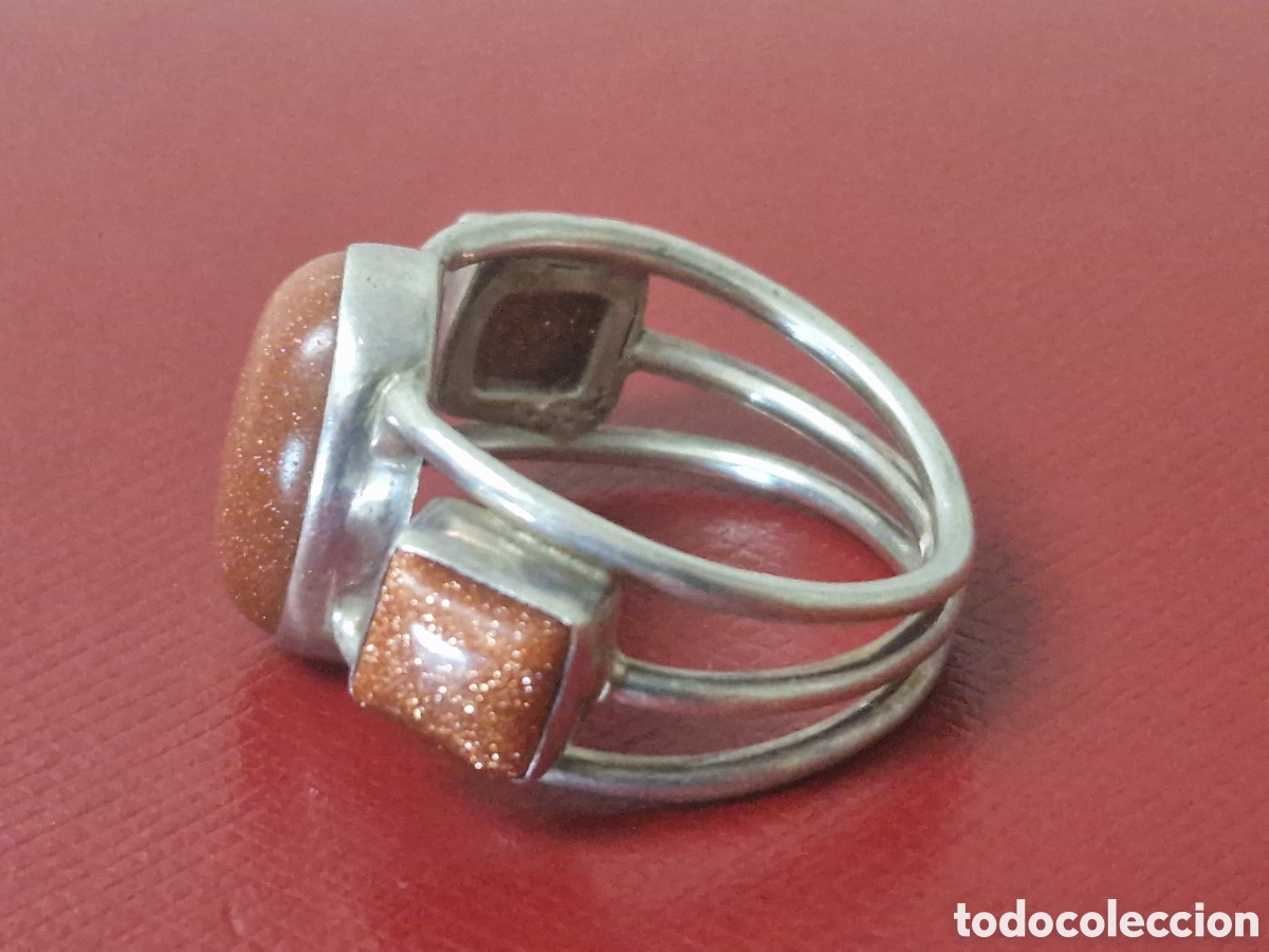Joyeria: ANILLO DE PLATA DE LEY CON PIEDRAS NATURALES - Foto 8