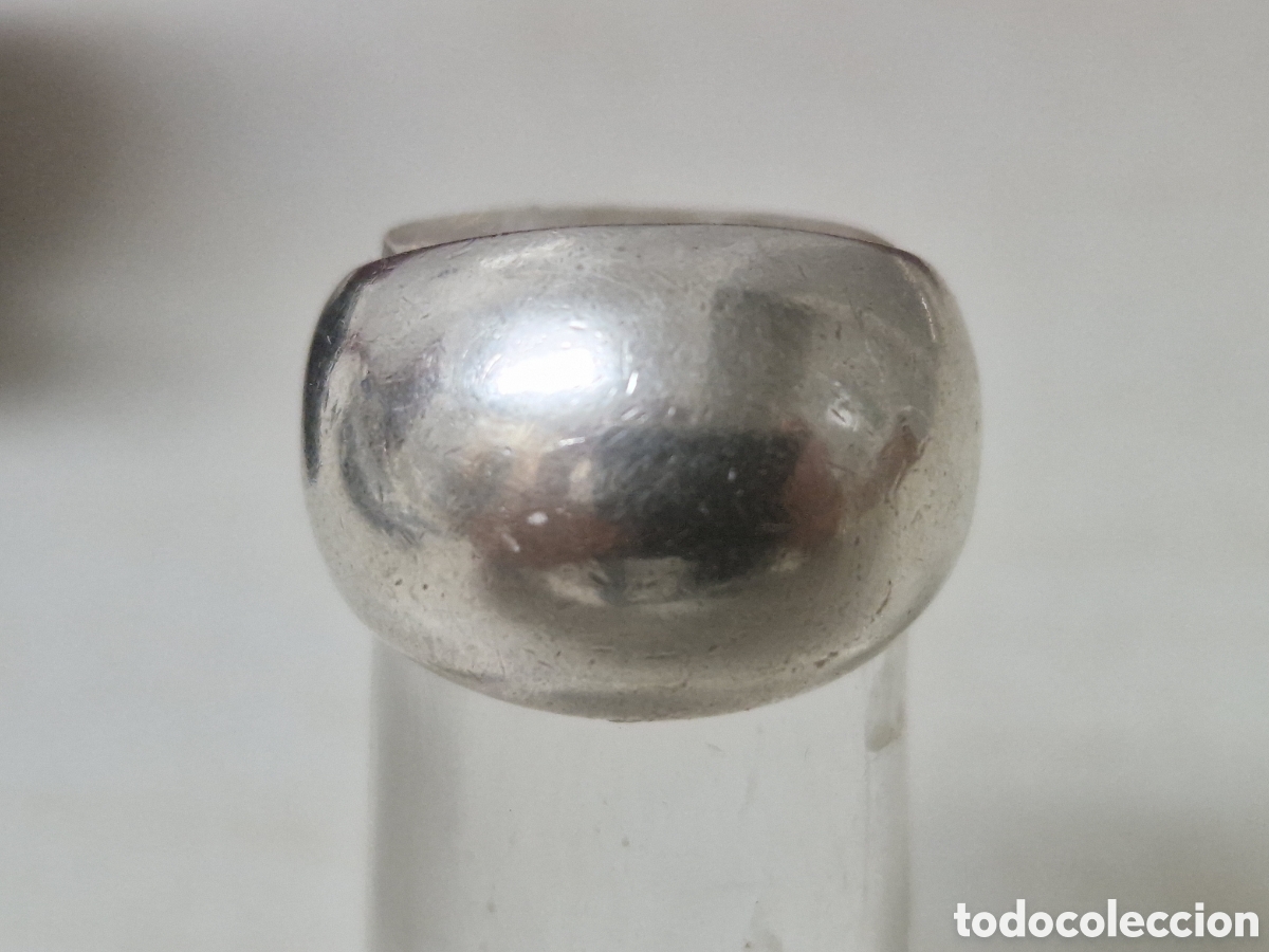Joyeria: ANILLO ANCHO DE PLATA DE LEY - Foto 6