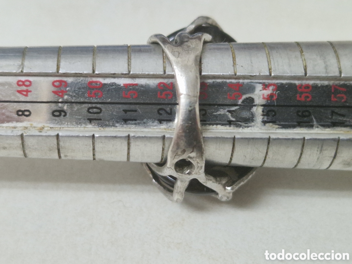 Joyeria: ANILLO DE PLATA DE LEY CON CUARZO AHUMADO - Foto 9