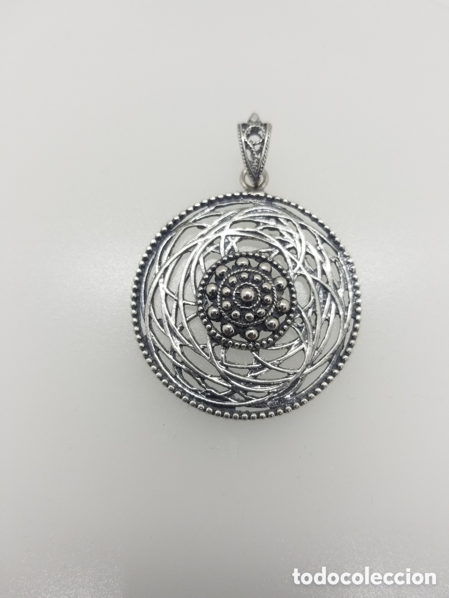 Joyeria: Colgante de bot&oacute;n charro e - Foto 2