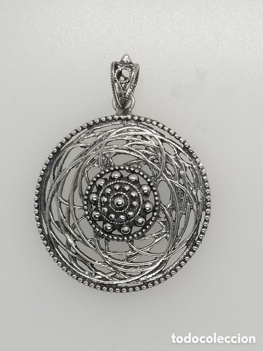 Joyeria: Colgante de bot&oacute;n charro e - Foto 1