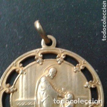 Joyeria: Medalla chapada en oro mate 1&ordf; Comunion - Foto 1