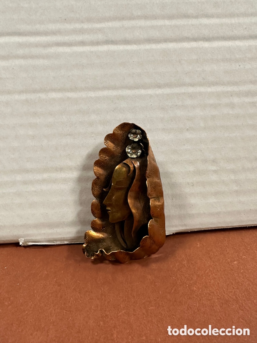 Joyeria: PRECIOSO BROCHE ART DECO DE MUJEE - Foto 2
