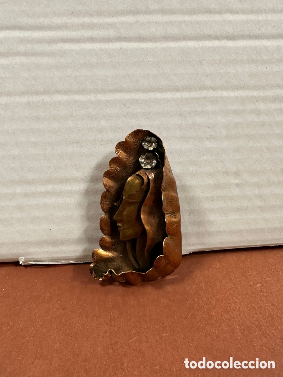 Joyeria: PRECIOSO BROCHE ART DECO DE MUJEE - Foto 3