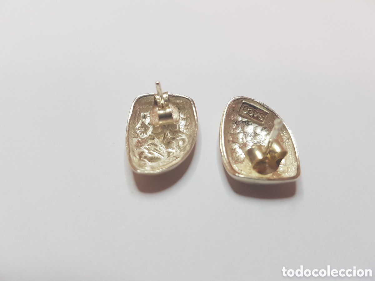Joyeria: #718 Pendientes plata de ley 925 3cm - Foto 2