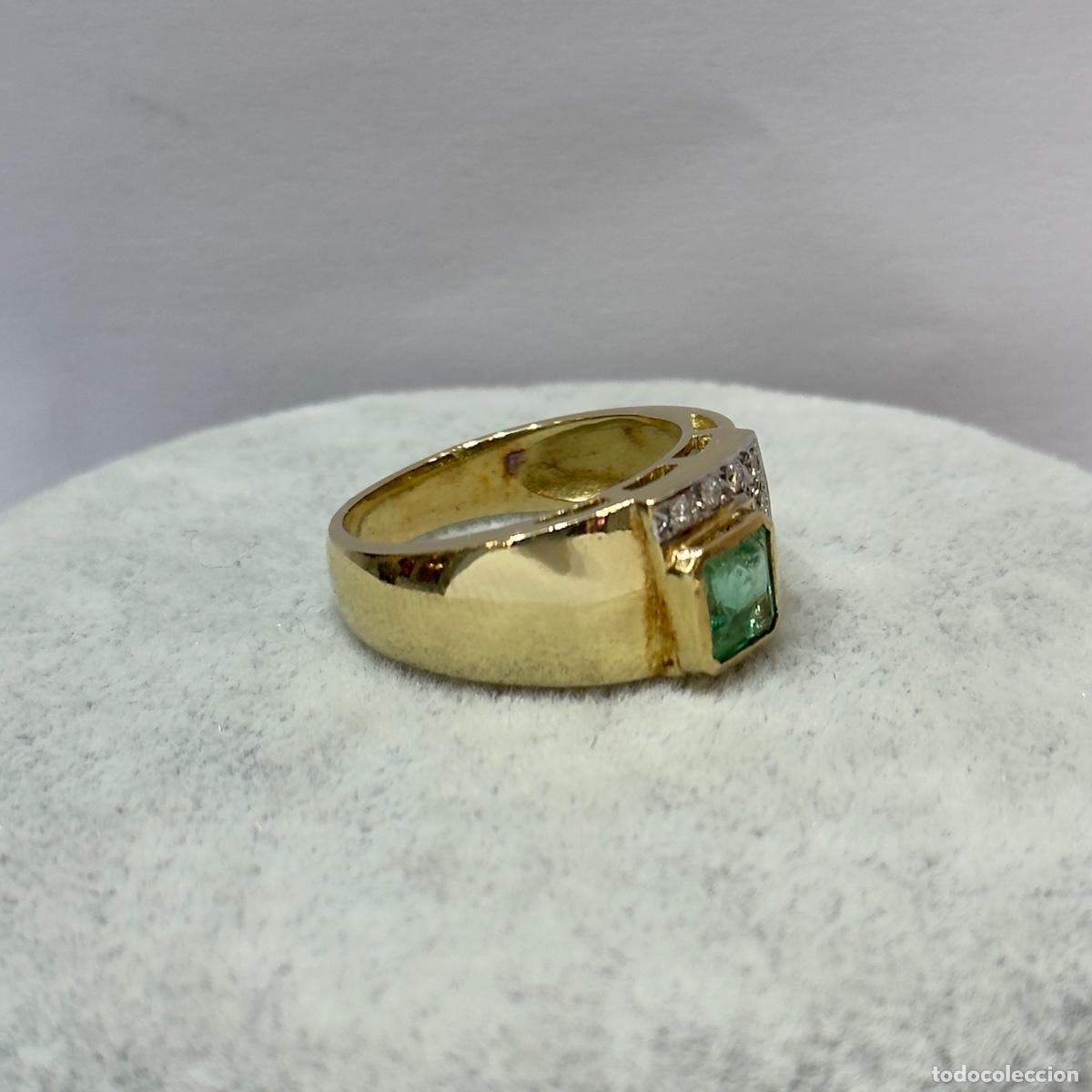 Joyeria: Anillo oro con brillantes y esmeraldas - Foto 2