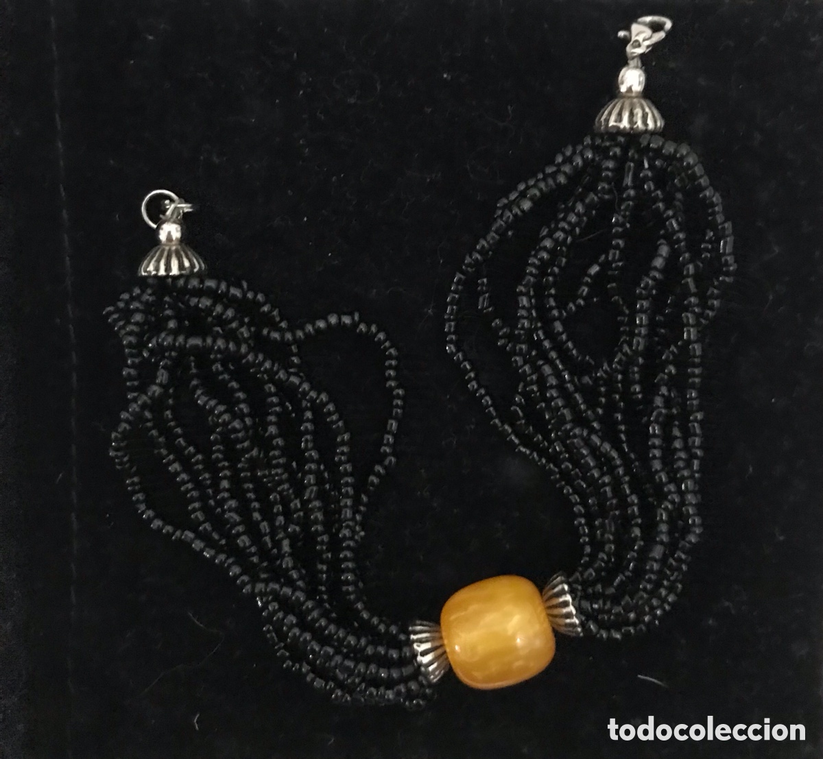 Joyeria: Pulsera de vueltas coral negro y &Aacute;mbar - Foto 1