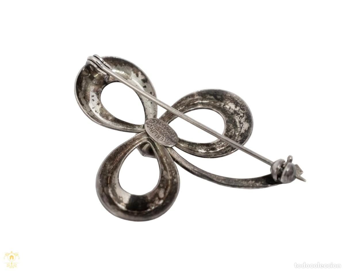Joyeria: Antiguo Broche de plata de epoca. - Foto 2