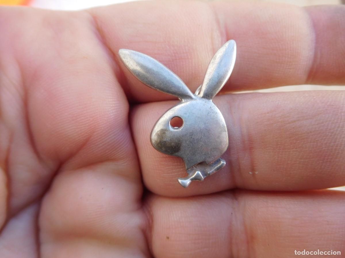 Joyeria: Colgante de plata conejo del playboy - Foto 1