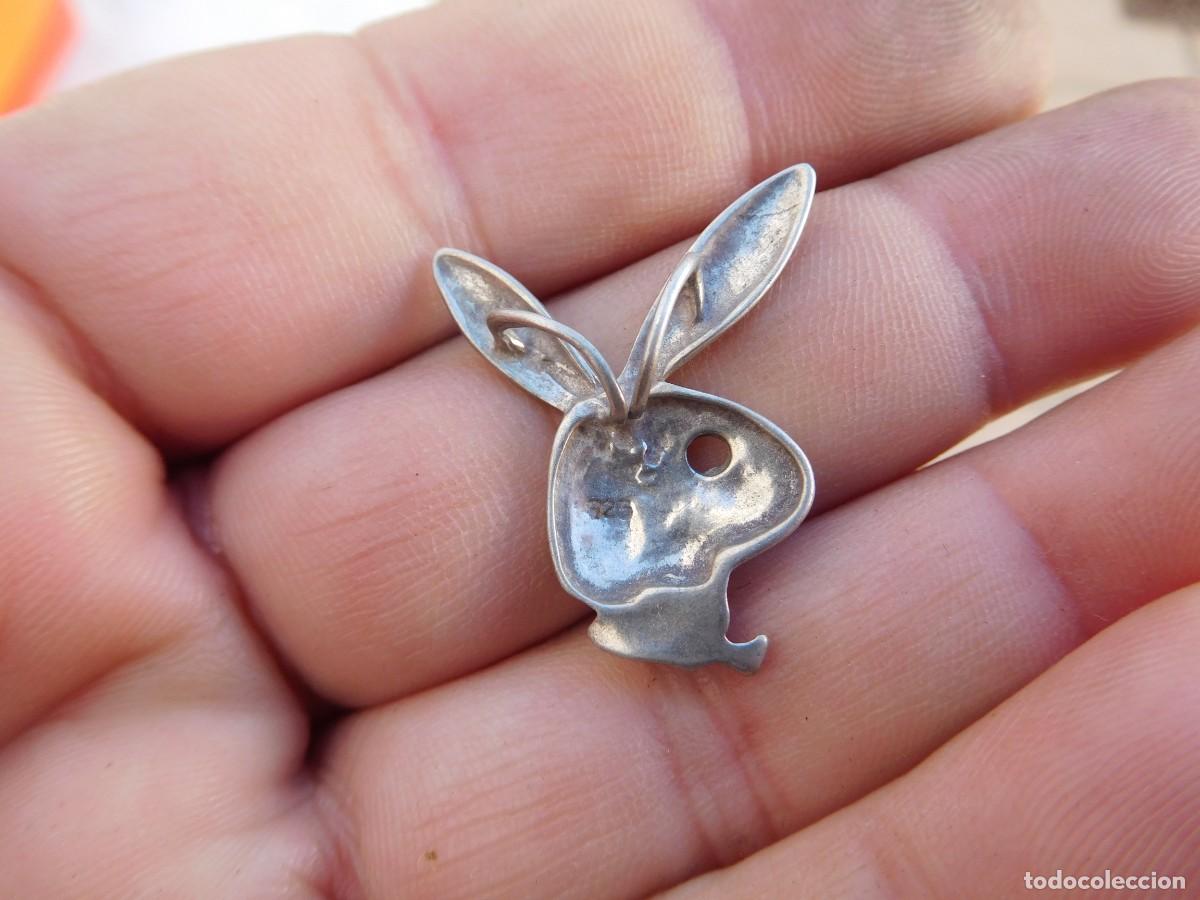 Joyeria: Colgante de plata conejo del playboy - Foto 2