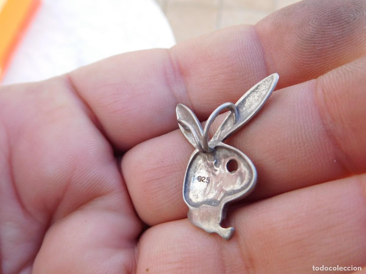 Joyeria: Colgante de plata conejo del playboy - Foto 3