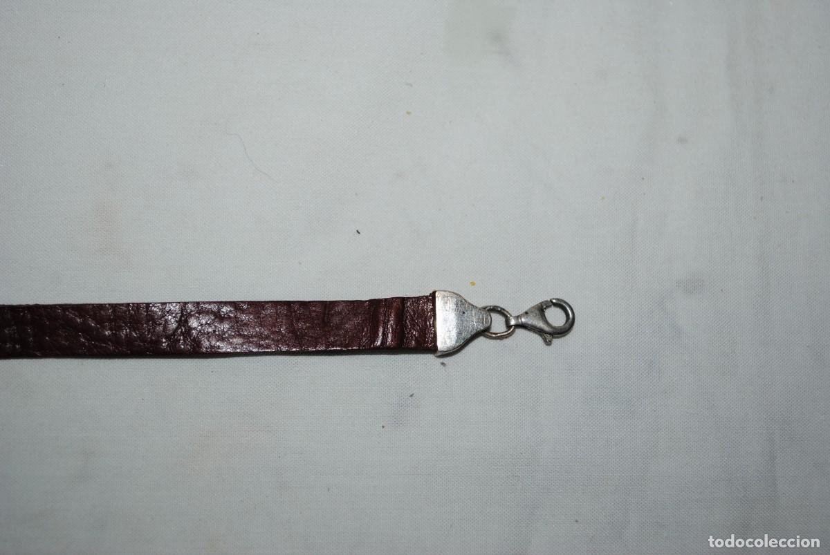 Joyeria: PULSERA DE CUERO Y PLATA . - Foto 3