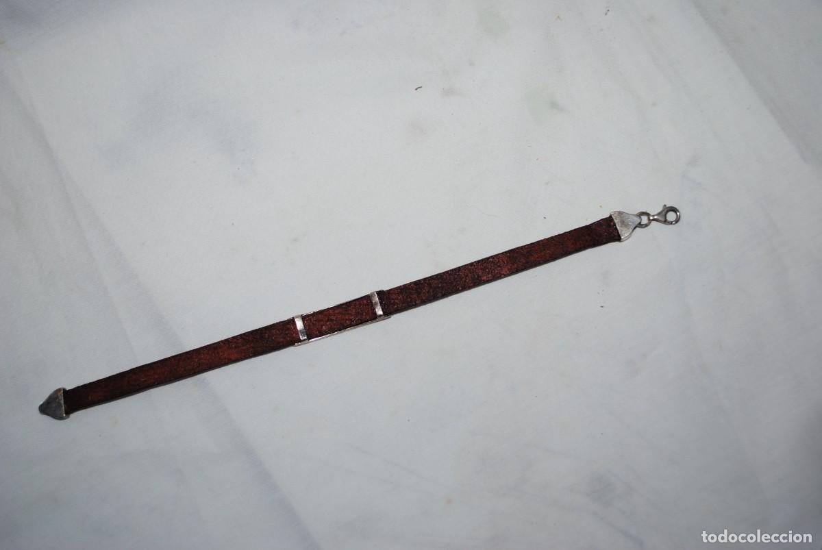 Joyeria: PULSERA DE CUERO Y PLATA . - Foto 4