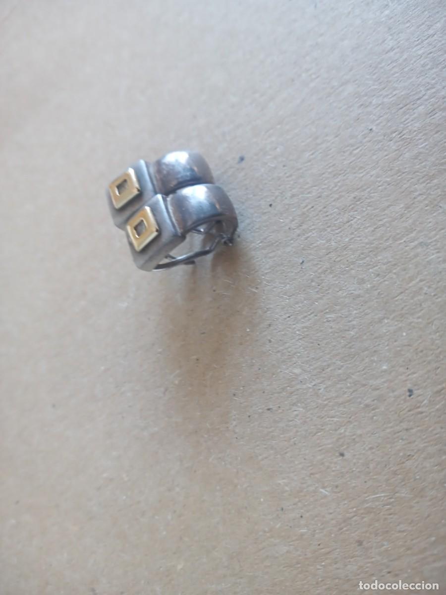 Jewelry: BONITOS PENDIENTES ANTIGUOS PLATA 925. Y ORO