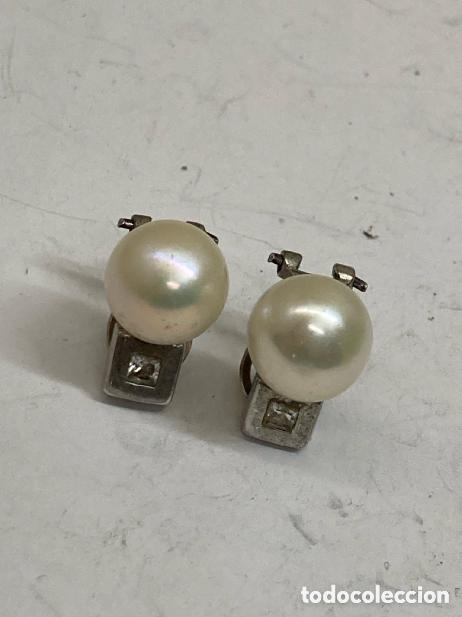 Gioielleria: Pendientes de plata y perlas P102