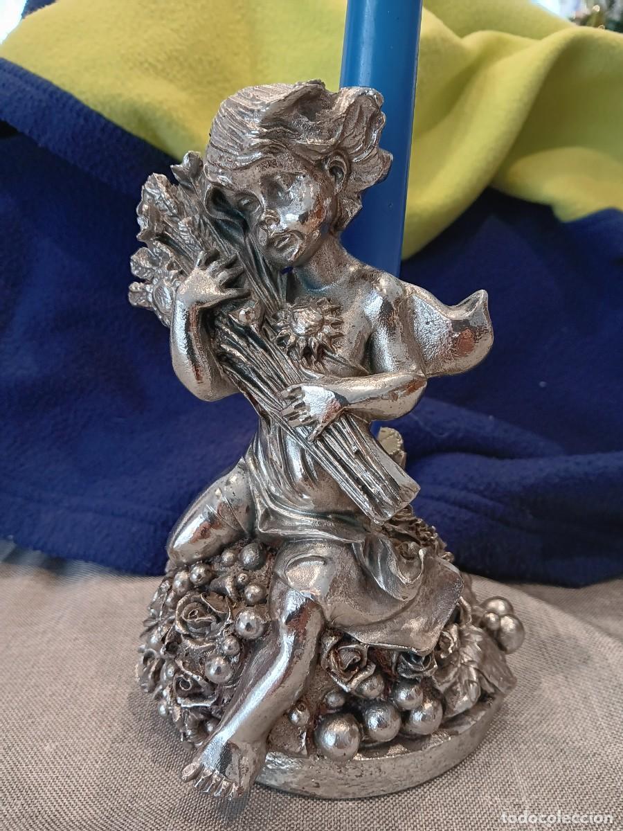 Joyeria: Candelabro vintage , bien conservado , - Foto 3