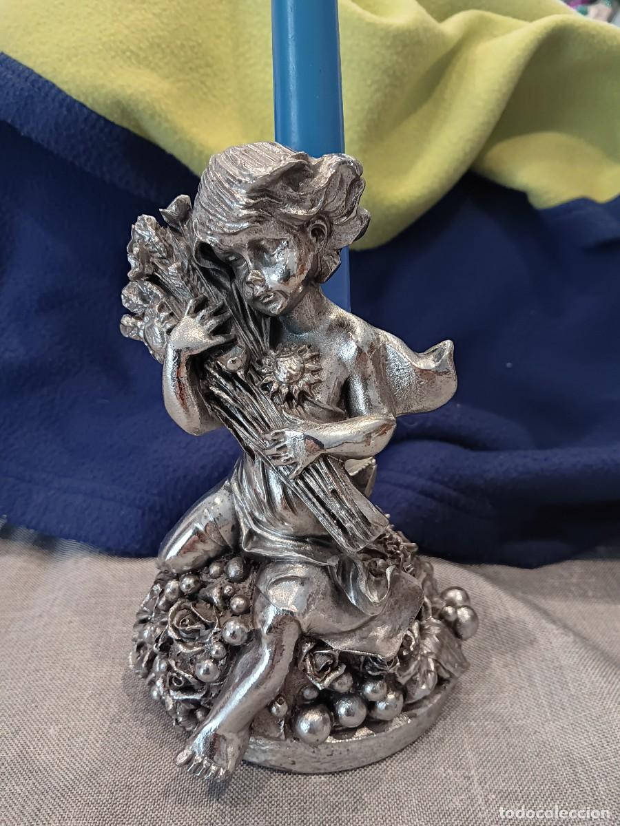 Joyeria: Candelabro vintage , bien conservado , - Foto 5