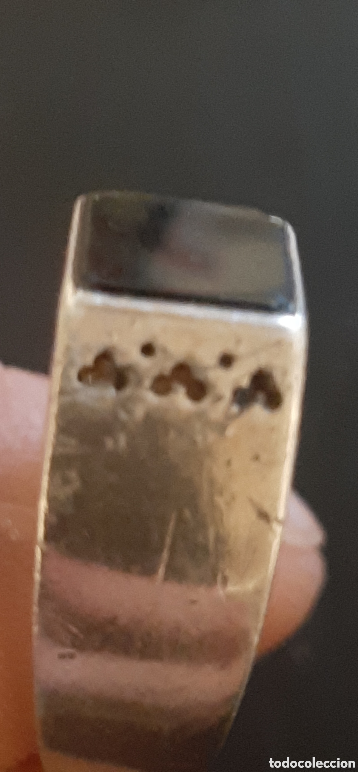 Joyeria: Anillo medieval con onix y flores de loss - Foto 5