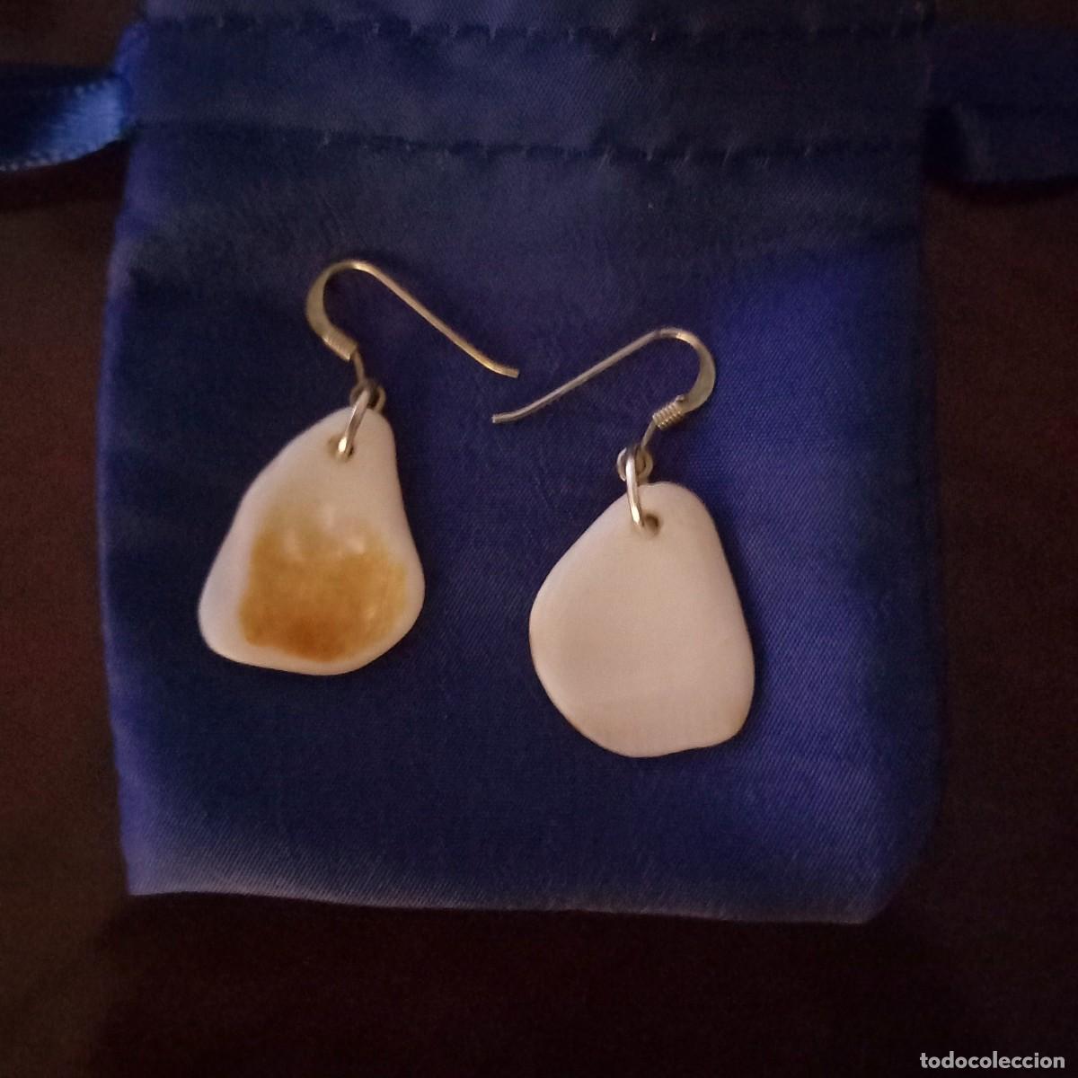 Joyeria: PENDIENTES DE CONCHAS MARINAS. ARTESANIA DEL MAR. - Foto 2