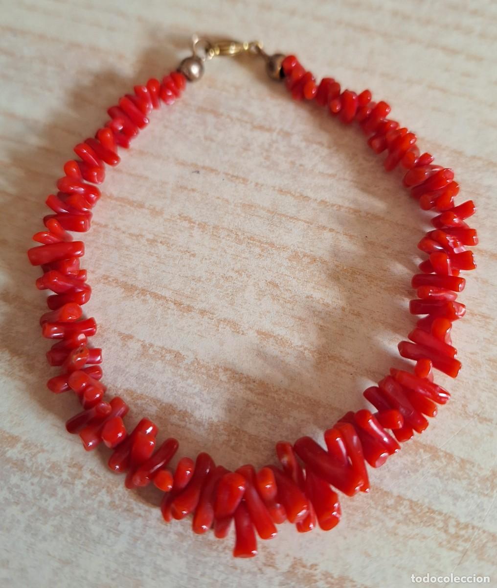 Joyeria: PULSERA CORAL ROJO VINTAGE - Foto 1