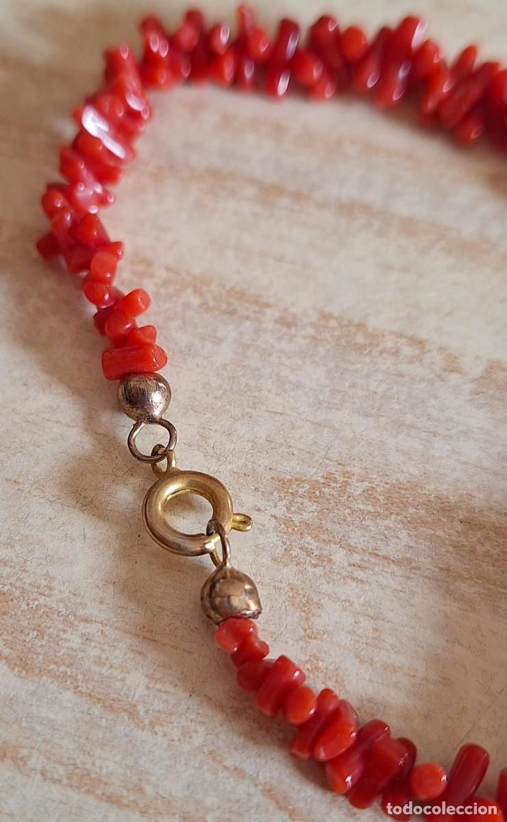 Joyeria: PULSERA CORAL ROJO VINTAGE - Foto 3