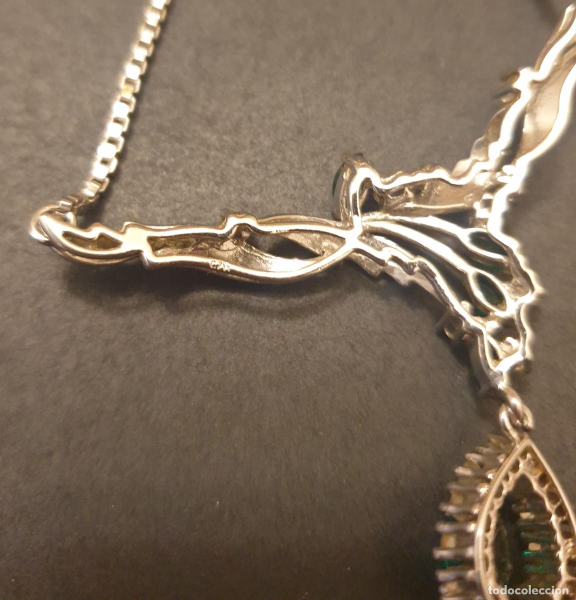 Joyeria: Collar de plata y zirconitas - Foto 3