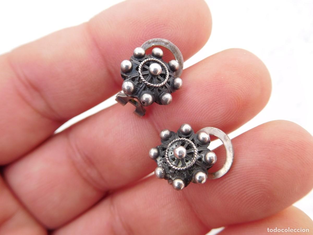 Joyeria: Conjunto de colgante y pendientes tipo charro - Foto 3
