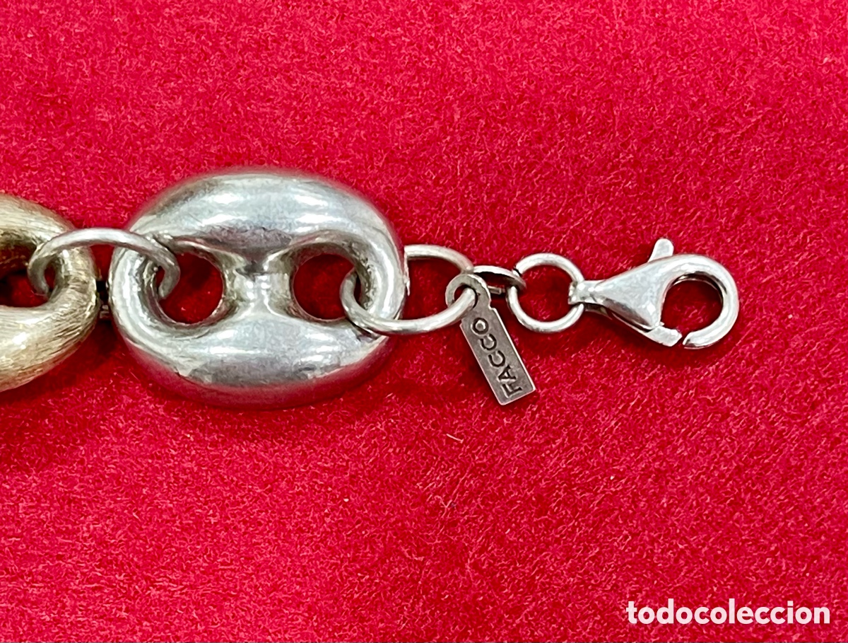 Joyeria: Pulsera en plata de ley contrastada. Regulable. - Foto 3
