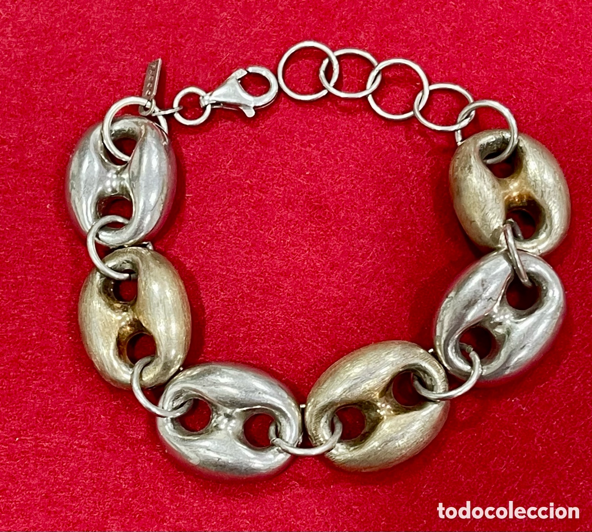 Joyeria: Pulsera en plata de ley contrastada. Regulable. - Foto 1
