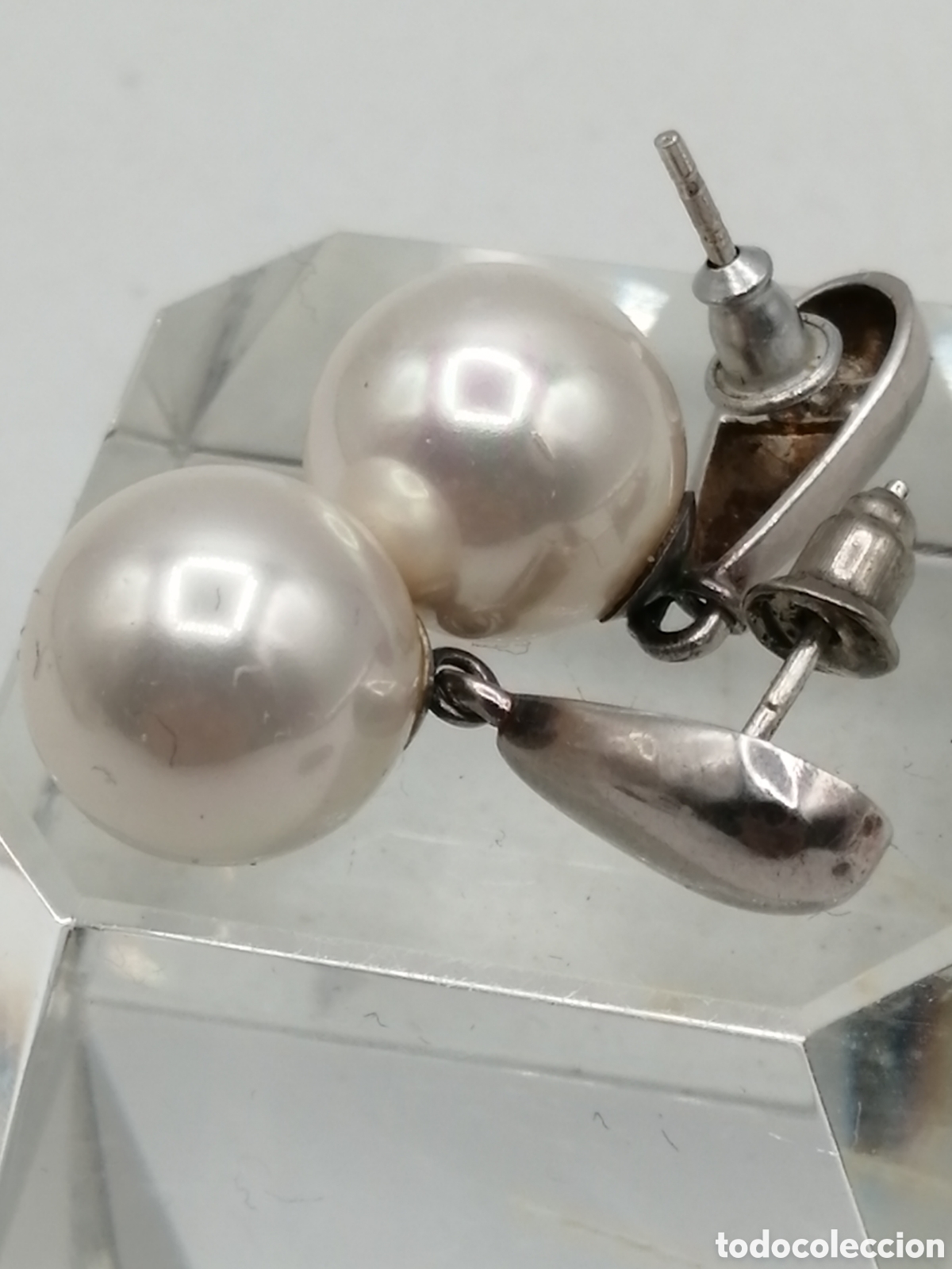 Joyeria: Pendientes plata 925mls y perla cultivada - Foto 2