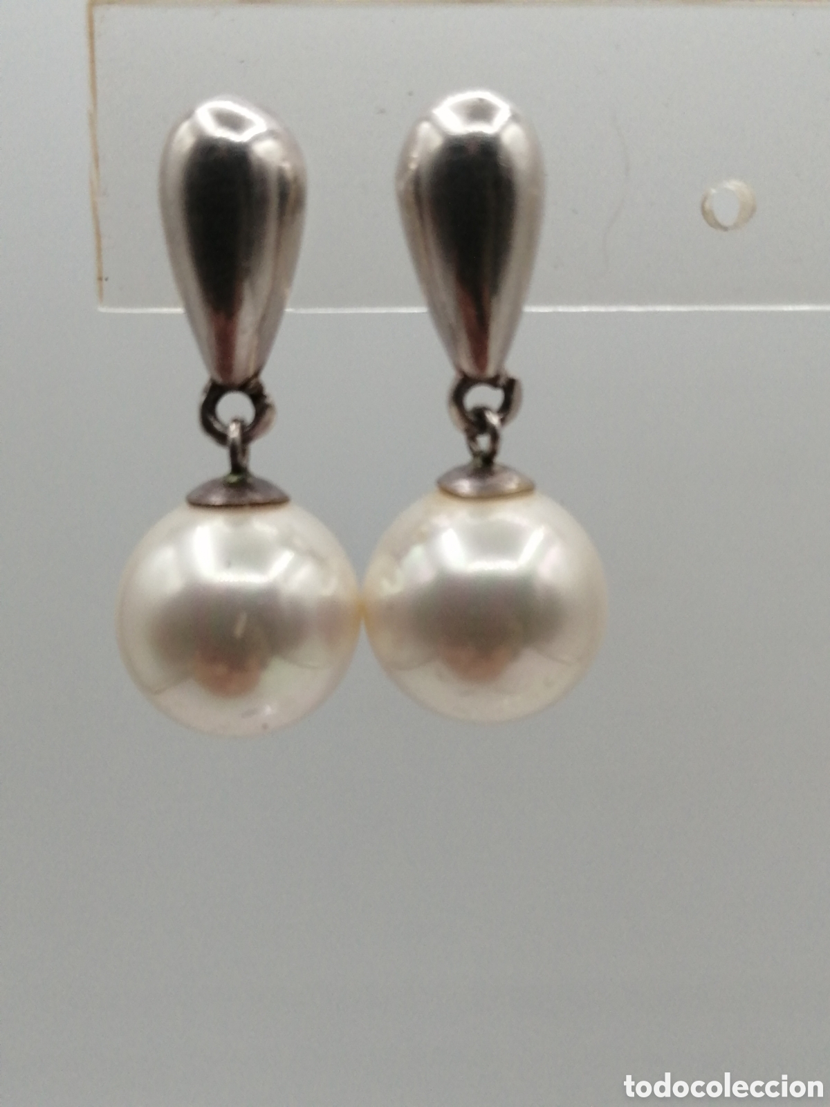 Joyeria: Pendientes plata 925mls y perla cultivada - Foto 3