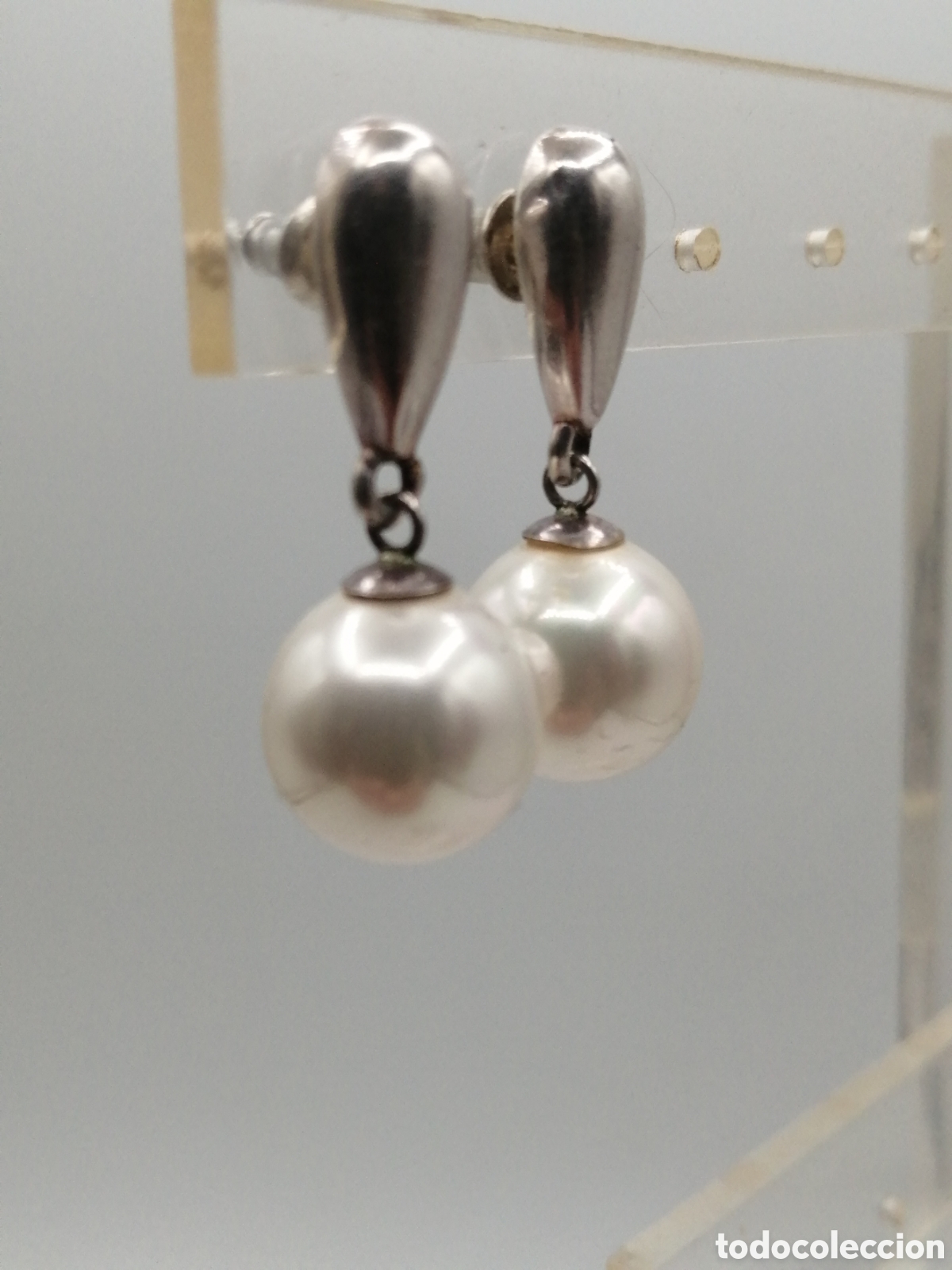 Joyeria: Pendientes plata 925mls y perla cultivada - Foto 1