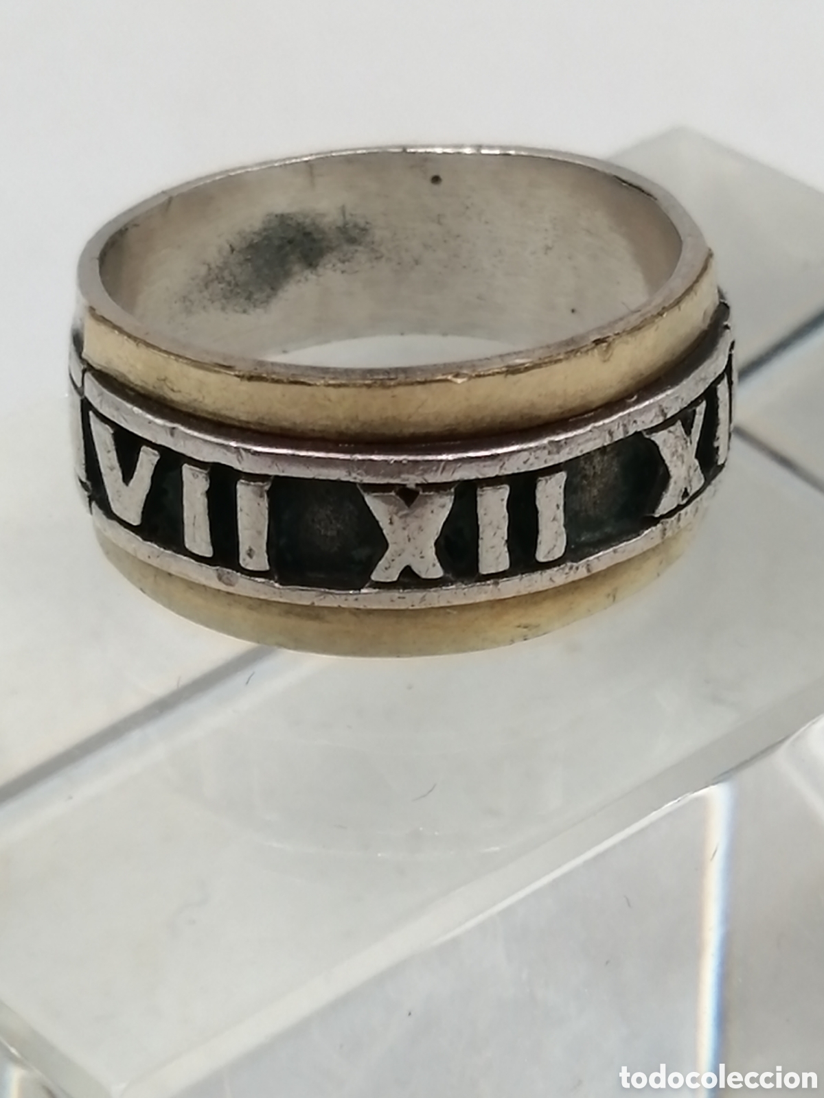 Joyeria: Anillo plata 925mls, vistas oro - Foto 2