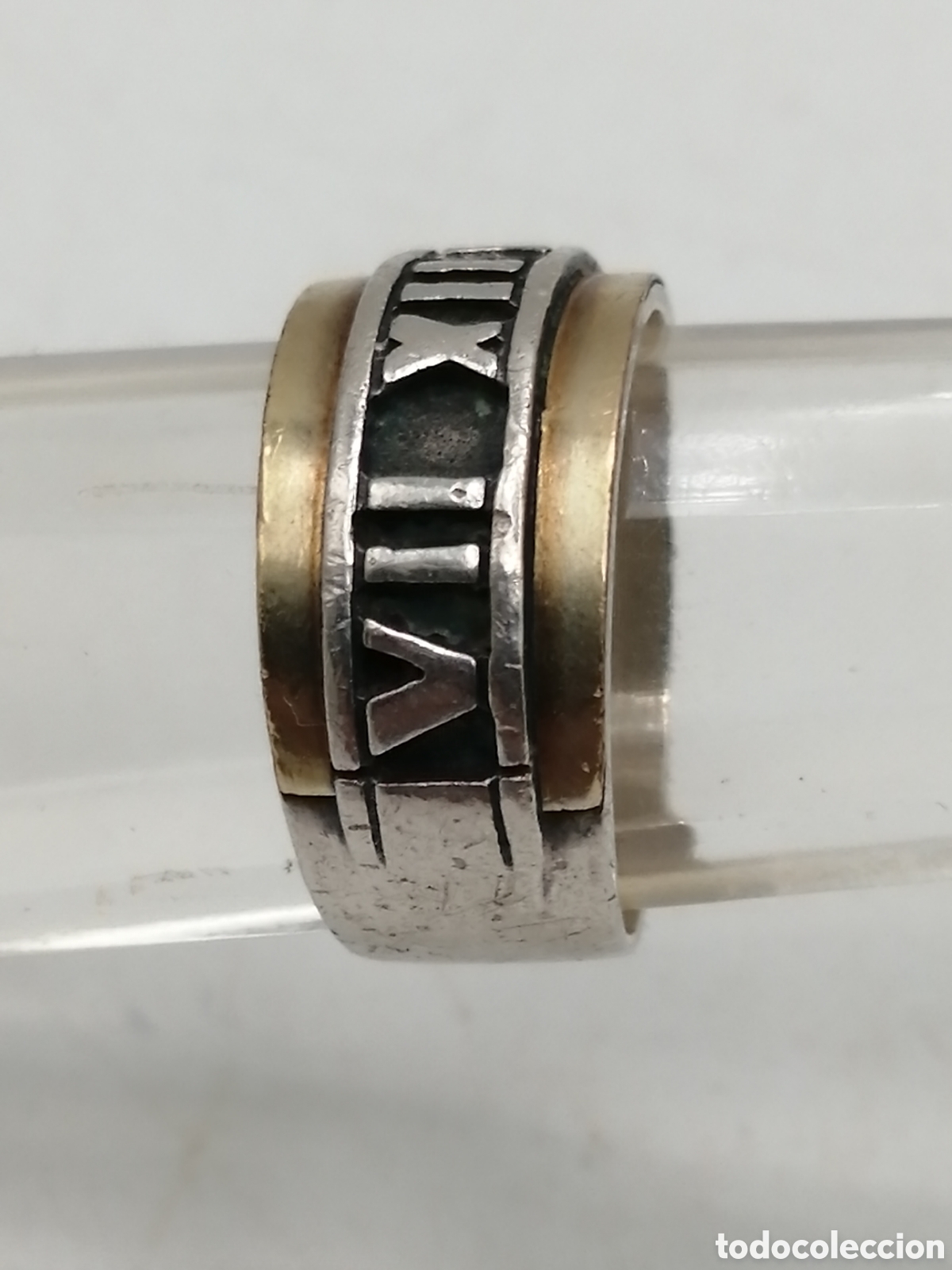 Joyeria: Anillo plata 925mls, vistas oro - Foto 1