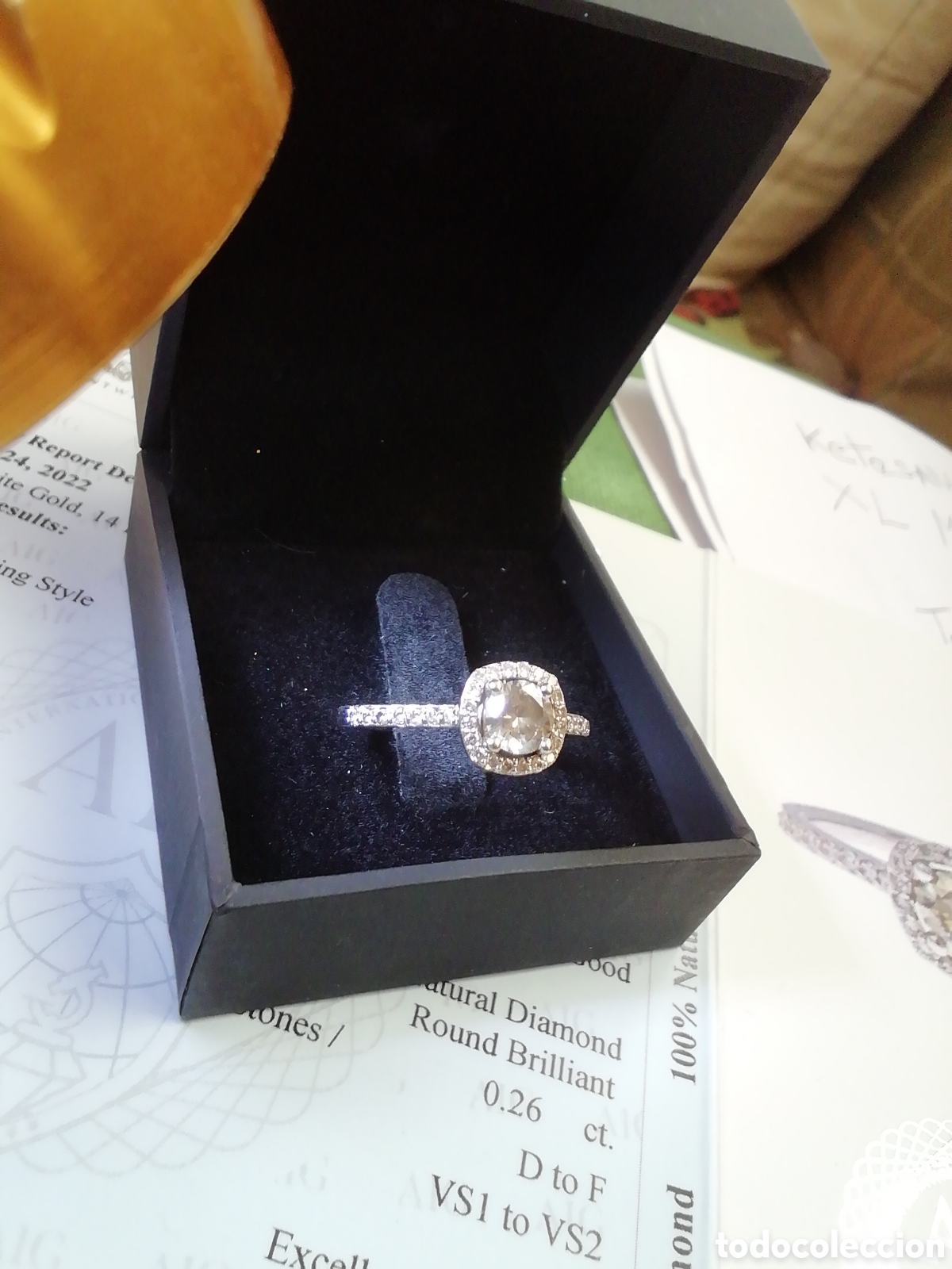 Joyeria: Anillo de diamantes y oro - Foto 7