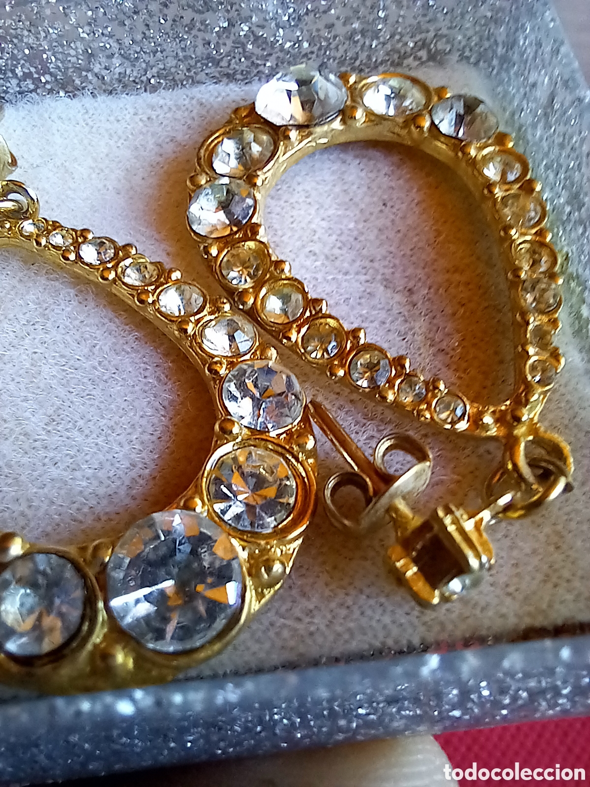 Joyeria: LOTE RESTOS DE PENDIENTES Y CADENA CON FLORES - Foto 14