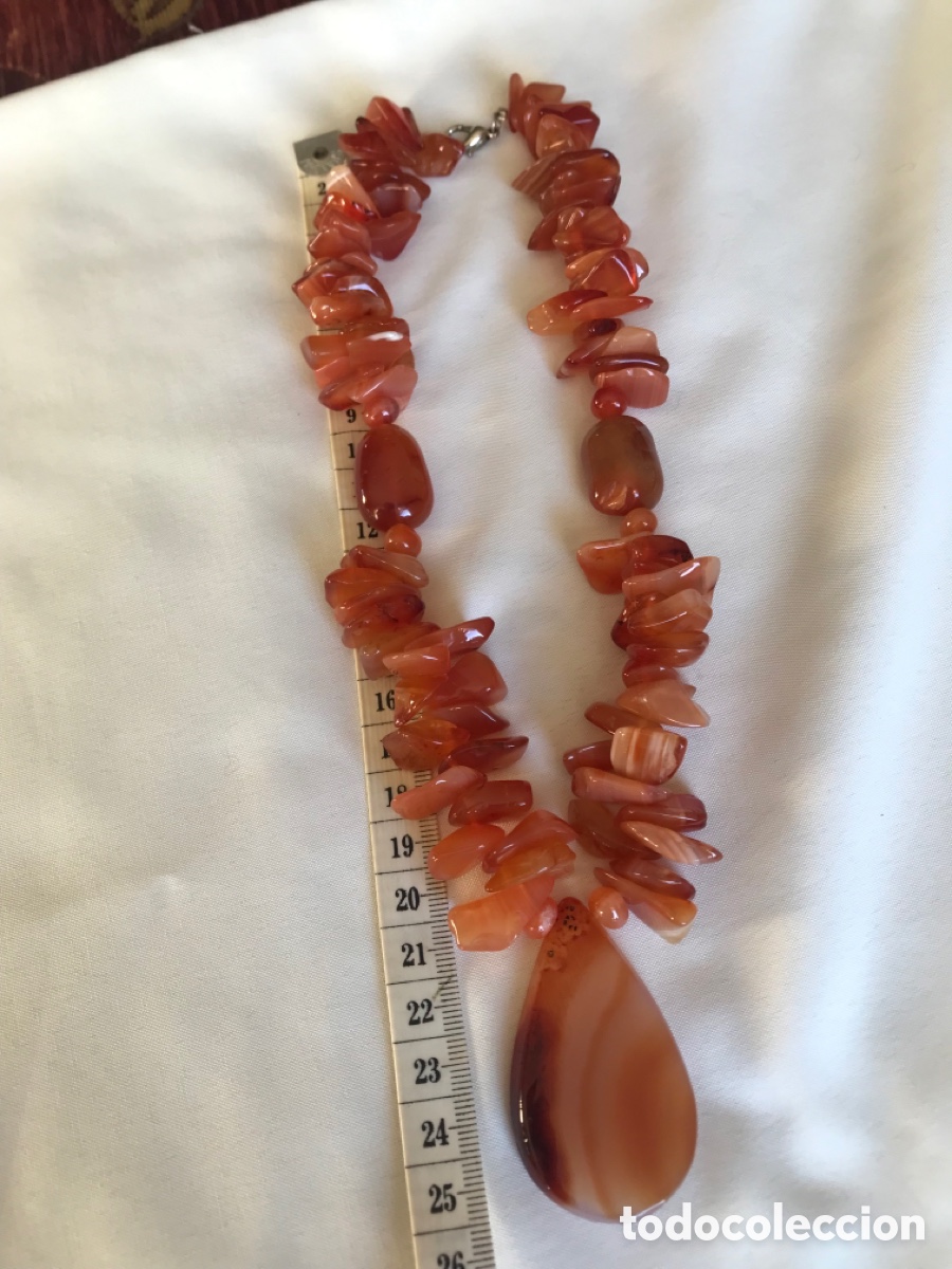 Joyeria: Collar Cornalina Brasil - Foto 1