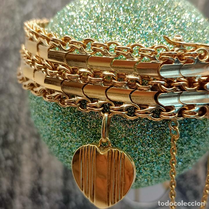 Joyeria: Brazalete Pulsera Oro de Ley 18K. - Foto 5