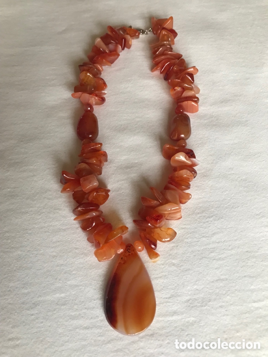 Joyeria: Collar Cornalina Brasil - Foto 3