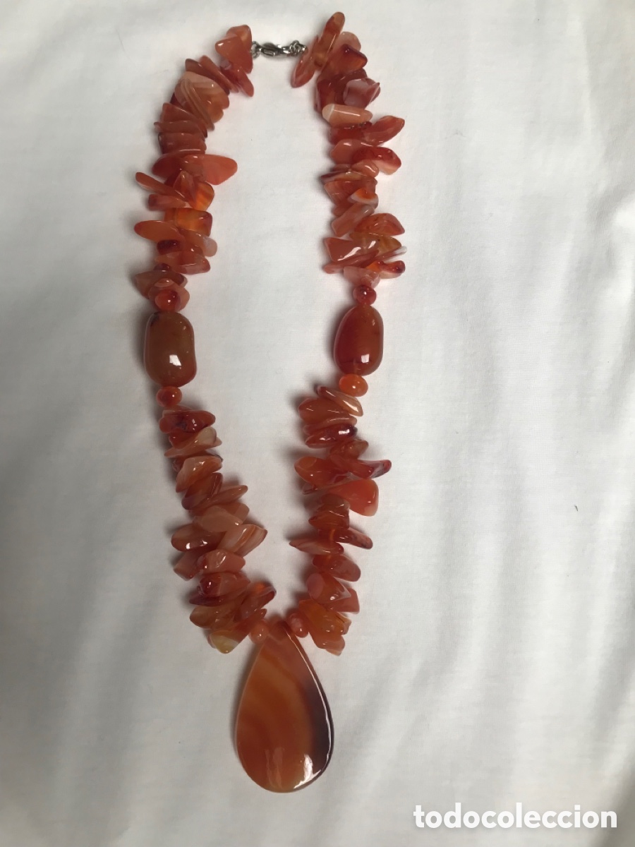 Joyeria: Collar Cornalina Brasil - Foto 4