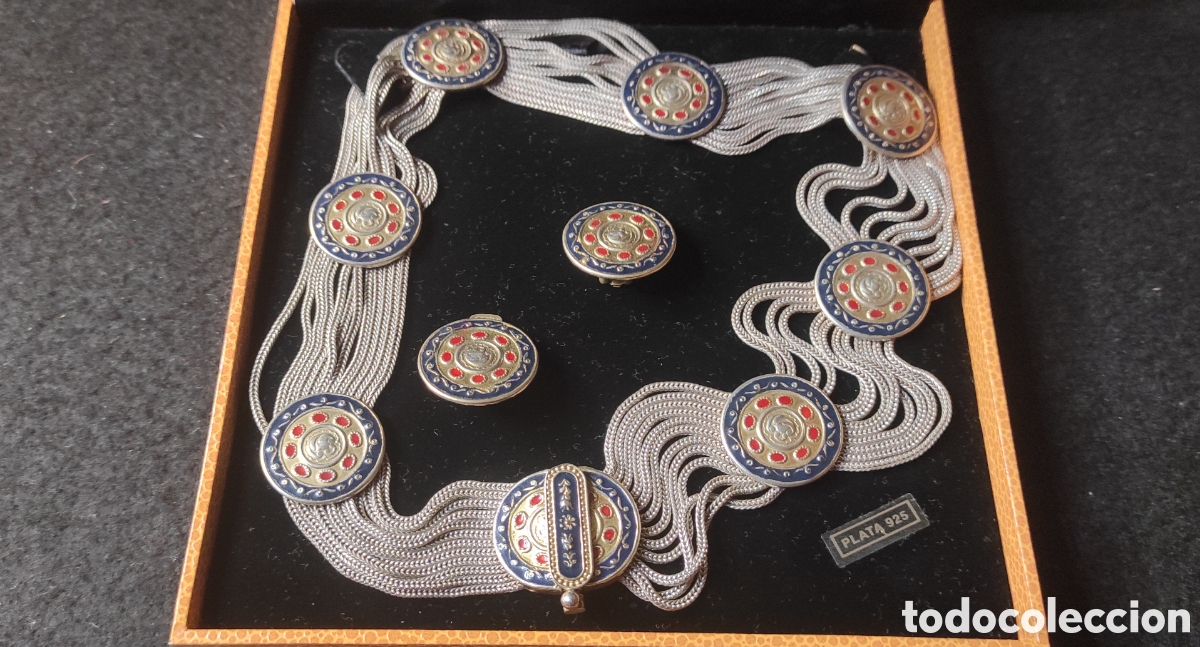 Joyeria: Lote collar y pendientes plata 925 - Foto 5