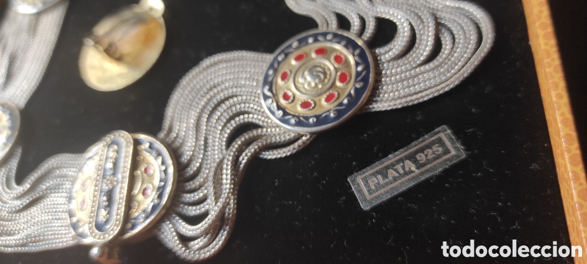 Joyeria: Lote collar y pendientes plata 925 - Foto 7