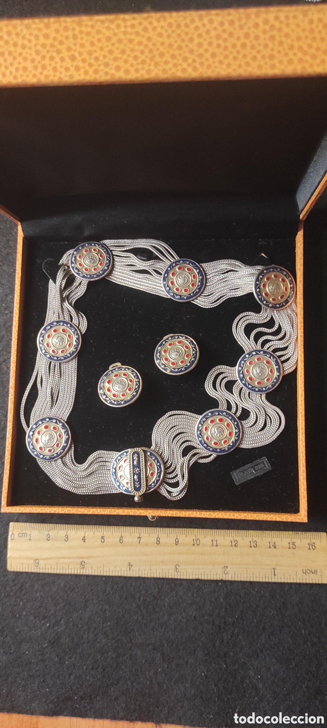 Joyeria: Lote collar y pendientes plata 925 - Foto 8