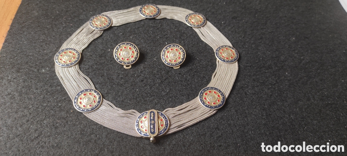 Joyeria: Lote collar y pendientes plata 925 - Foto 11