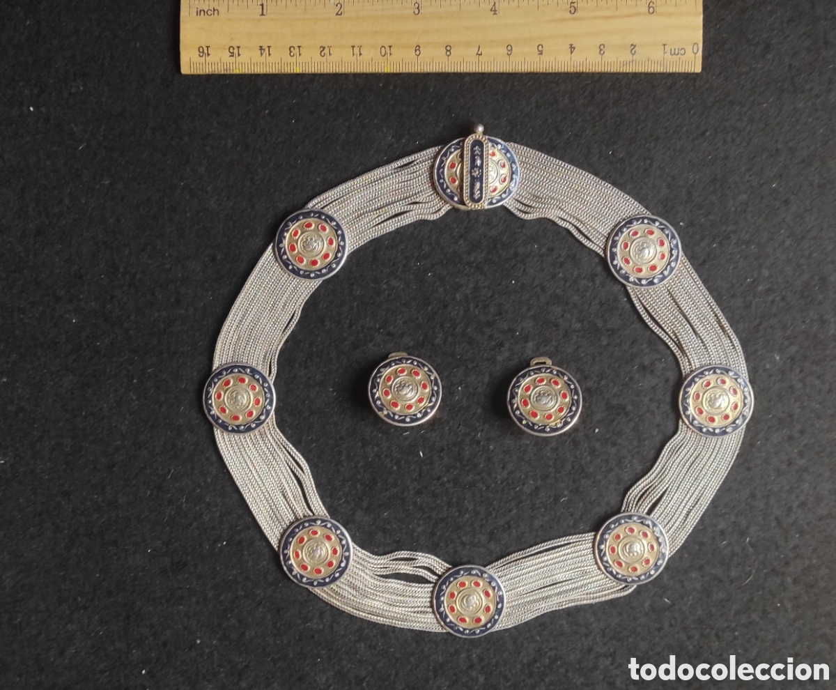 Joyeria: Lote collar y pendientes plata 925 - Foto 18