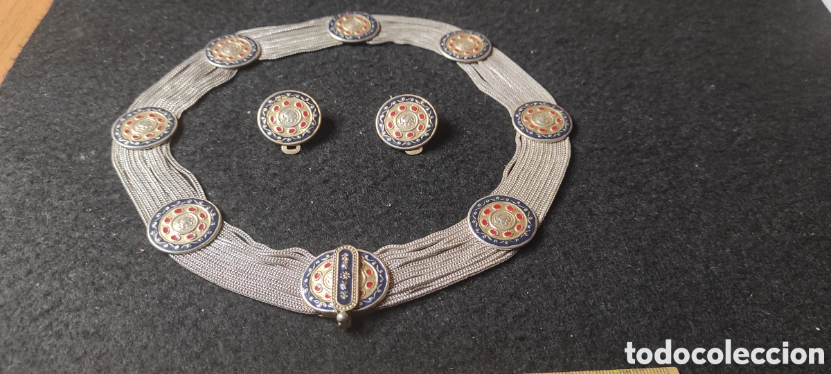 Joyeria: Lote collar y pendientes plata 925 - Foto 1